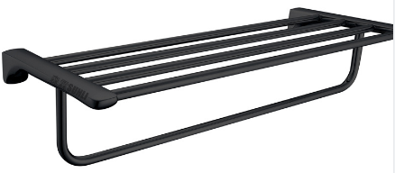 полотенцедержатель ceramalux monelli 70010 черный матовый
