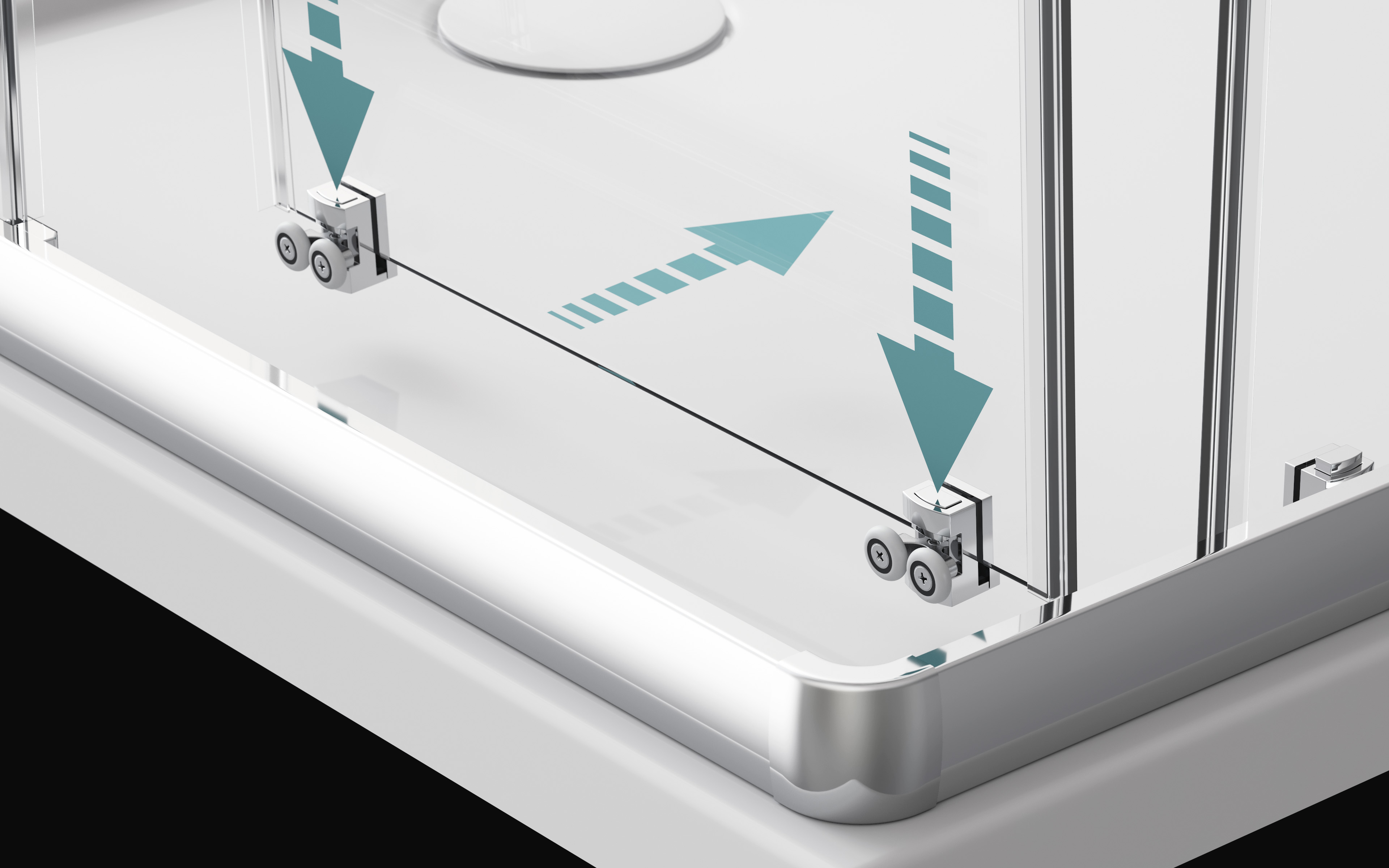 Душевой уголок Radaway Premium Plus DWJ+S 100x100 стекло прозрачное фото 10 душевой уголок radaway premium plus dwj+s 100x100 стекло прозрачное фото 10