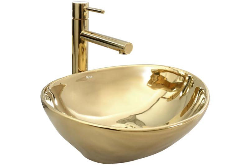 умывальник rea sofia gold n rea-u9015 золото