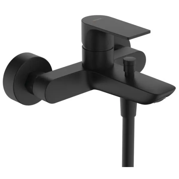 смеситель для ванны hansgrohe rebris e 72450670 черный матовый