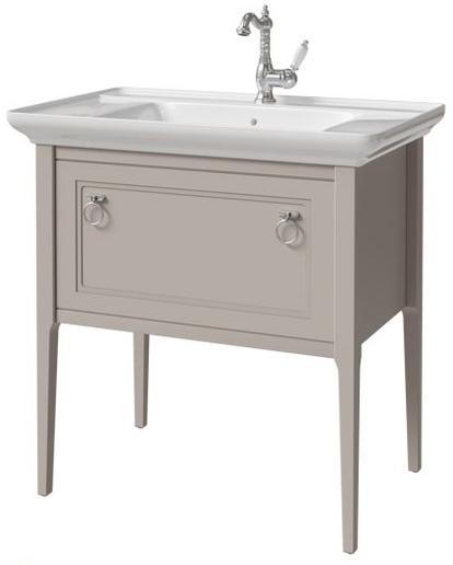 тумба напольная caprigo jersey 85 34312-sf022 серый глянец