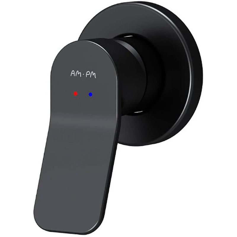 смеситель для душа am.pm x-joy f85a65022 черный матовый
