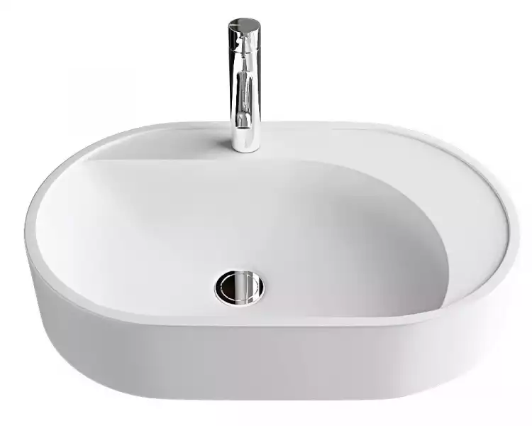умывальник madera luna 58x36 белый