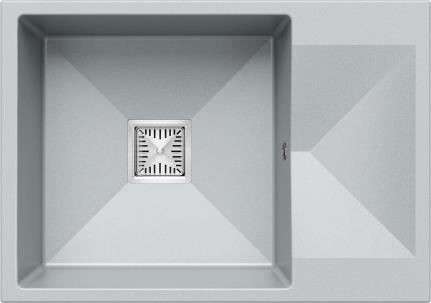 мойка кухонная tolero blade 660 платина