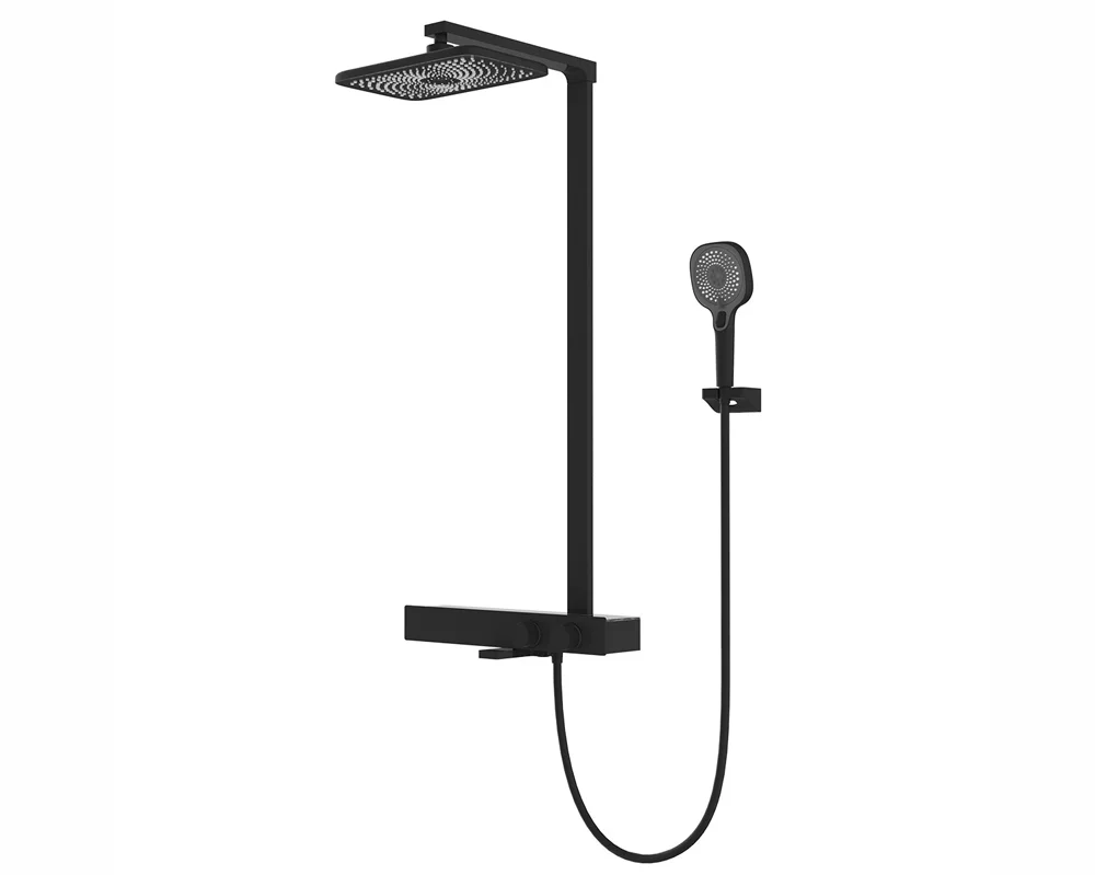 душевая стойка vincea inspire vsfs-3i13tmb черный матовый