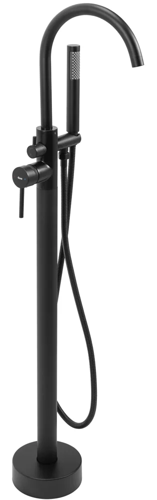смеситель для ванны rea mono black matt rea-b2714 черный матовый