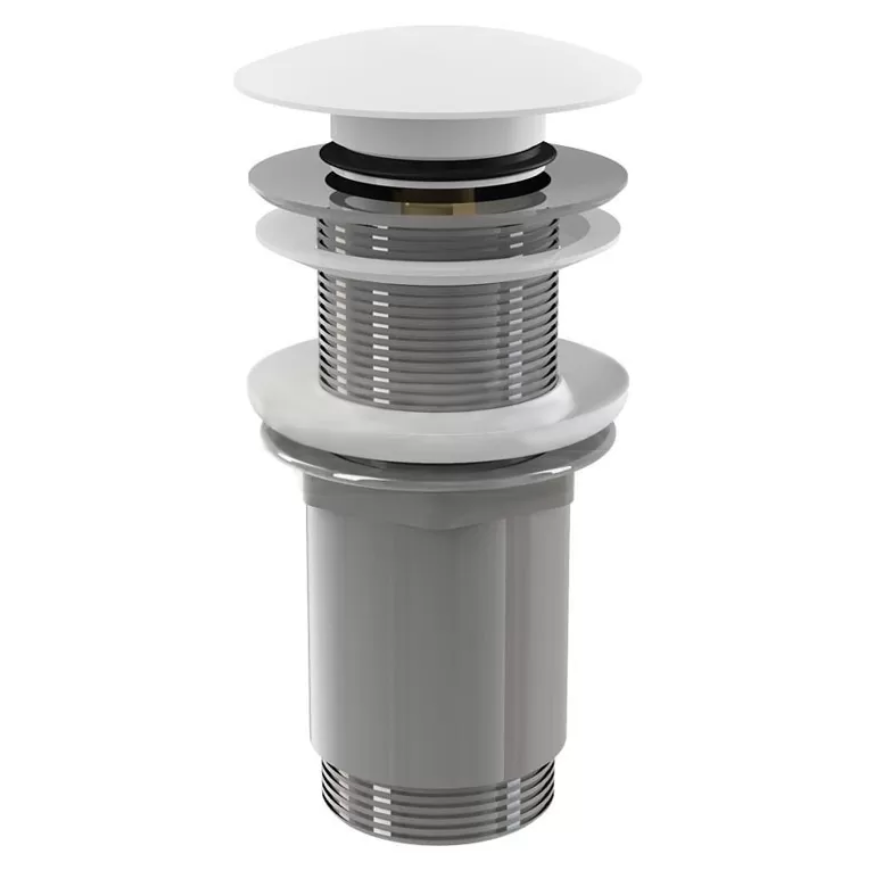 донный клапан salini 16221wg s-sense белый глянцевый