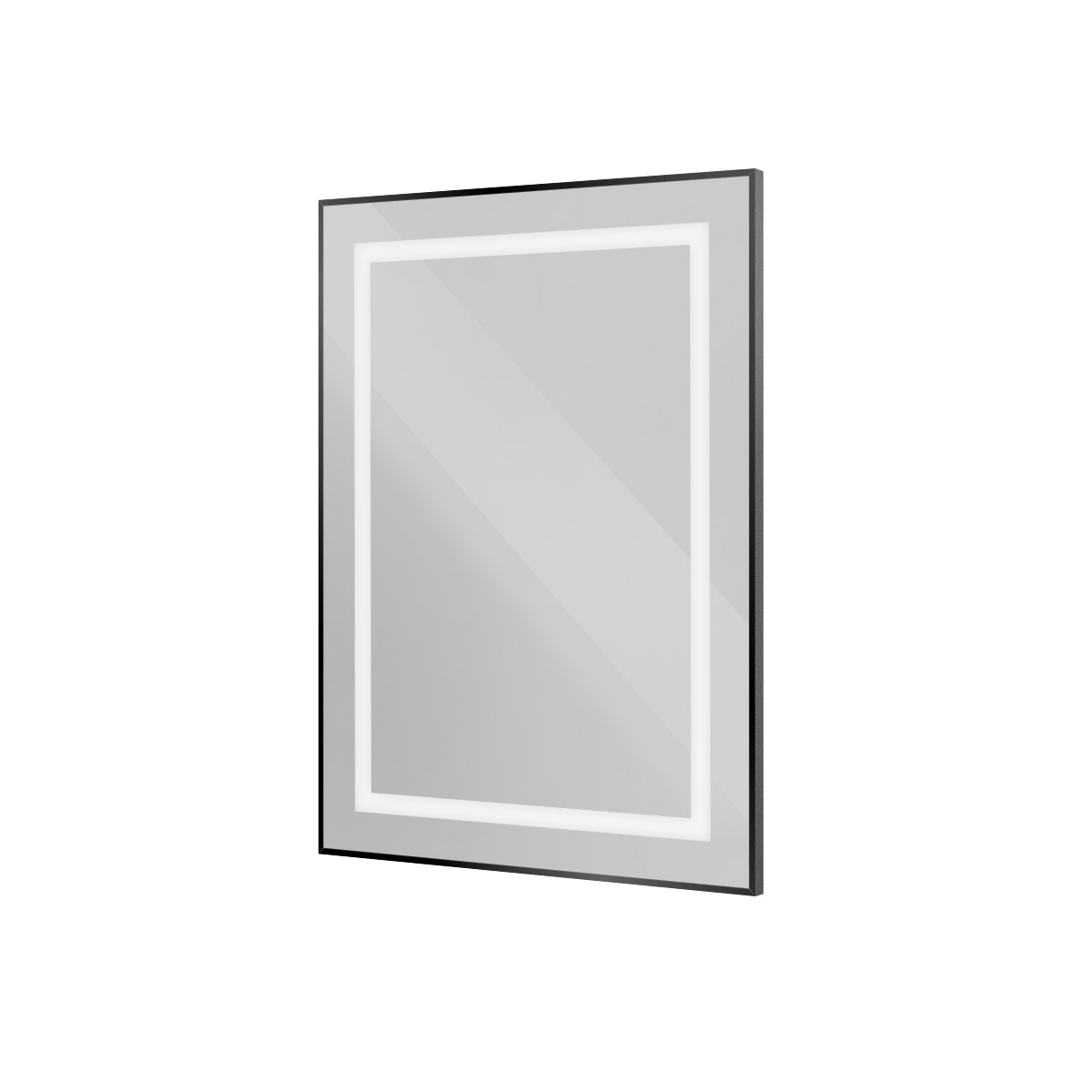 зеркало belbagno spc-kraft-600-800-sens-nero с подсветкой, черный