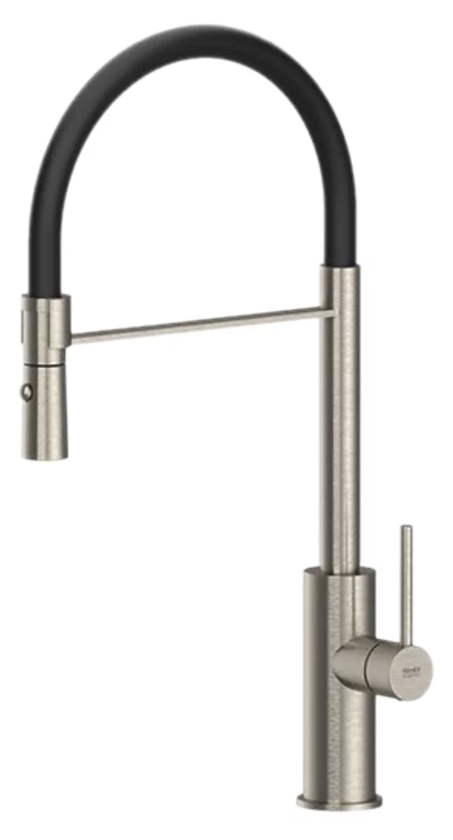 смеситель для кухни remer x style inox ssx541 сталь матовая