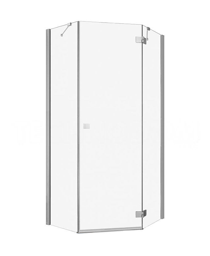 душевой уголок radaway essenza ptj  90x90 стекло прозрачное / профиль хром