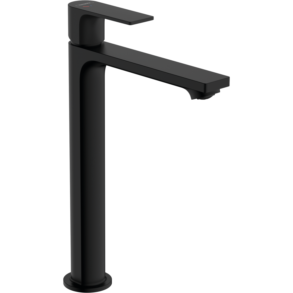 смеситель для умывальника hansgrohe rebris s 240 coolstart 72581670 черный матовый