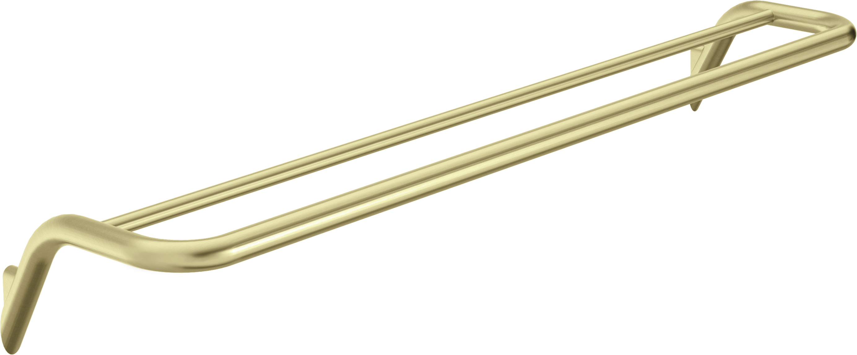 держатель для полотенец двойной deante silia gold br adi_r631 брашированное золото