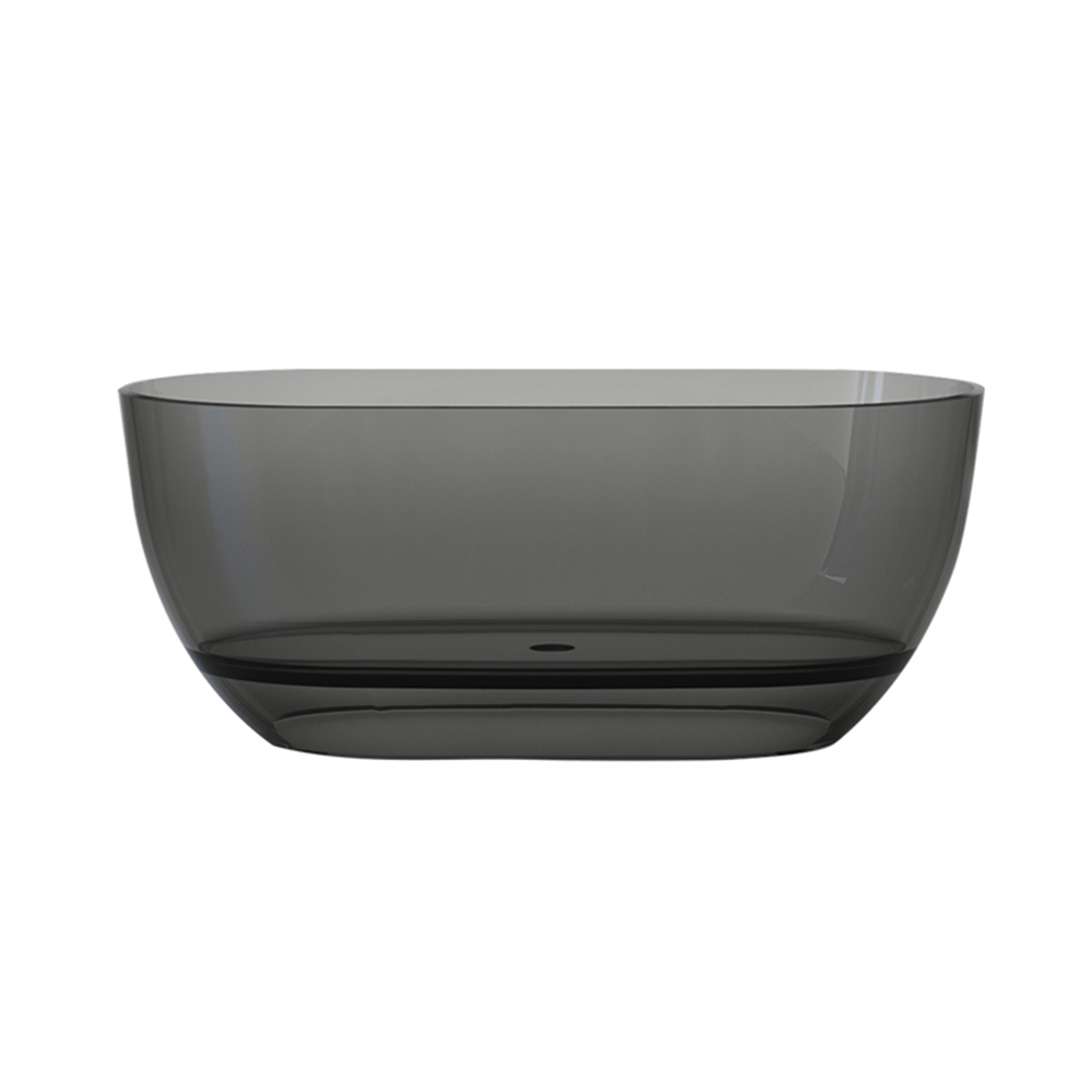 ванна из искусственного камня black&white swan 3010sb smoky gray 170x78 дымчато-серый