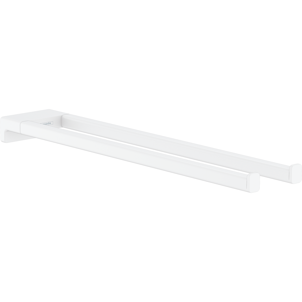 полотенцедержатель hansgrohe addstoris 41770700 белый матовый