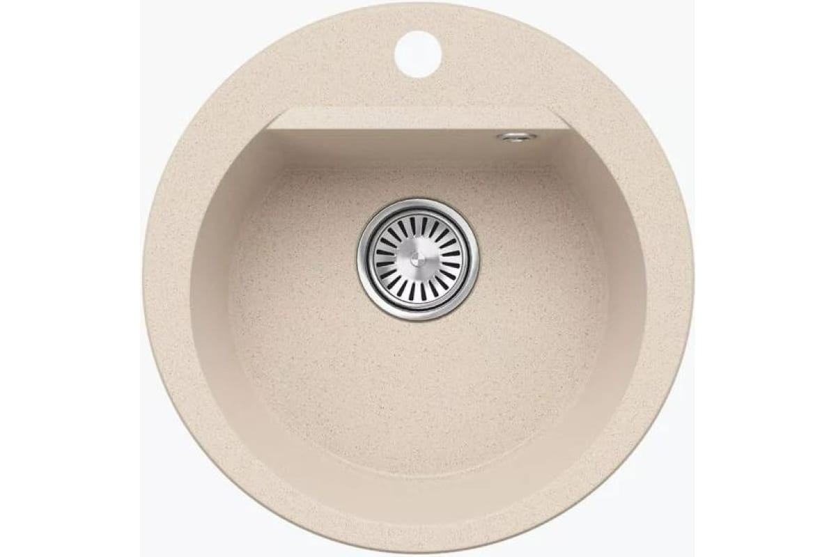 мойка кухонная polygran atol 460 №327 кремовый