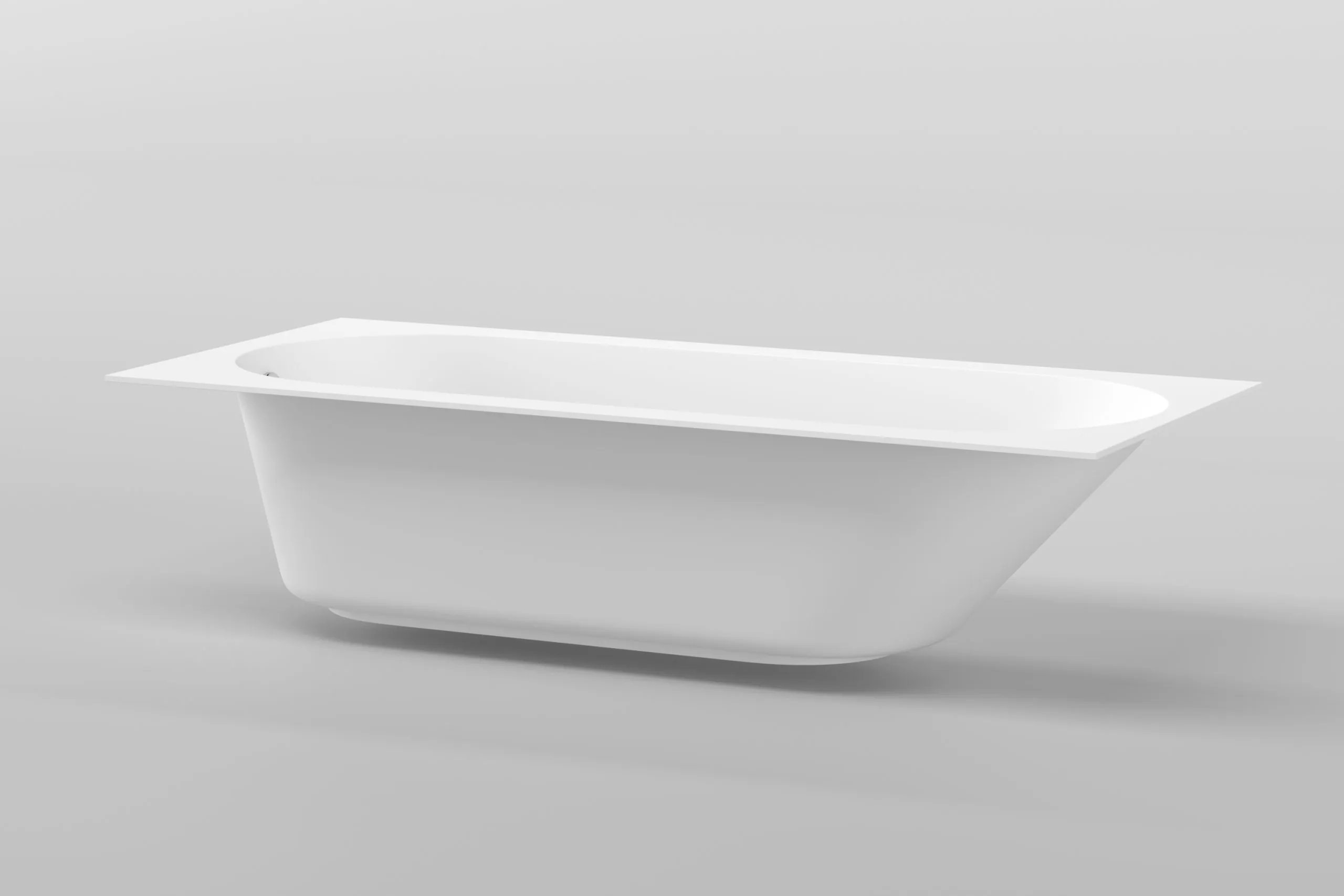 ванна каменная holbi orion 180x79,5 sr белая матовая