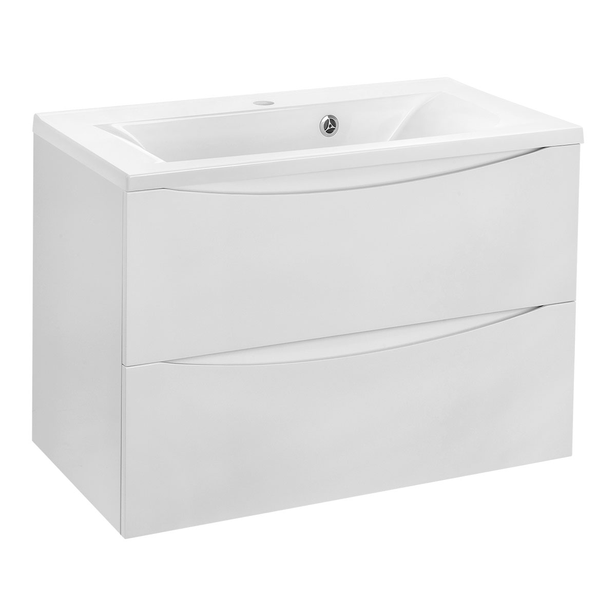 тумба подвесная vincea mia 750 g.white vmc-2ma750gw белый глянец