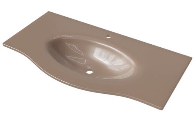 умывальник caprigo nokturn 90 ow15-1313-sf026 коричневый