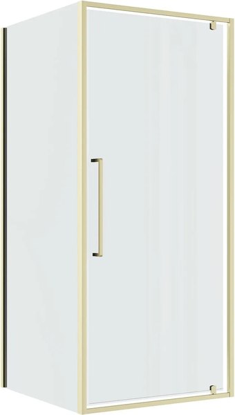 душевой уголок niagara nova ng-45-8asg-a80sg-34 80x80 стекла прозрачные, профиль золото