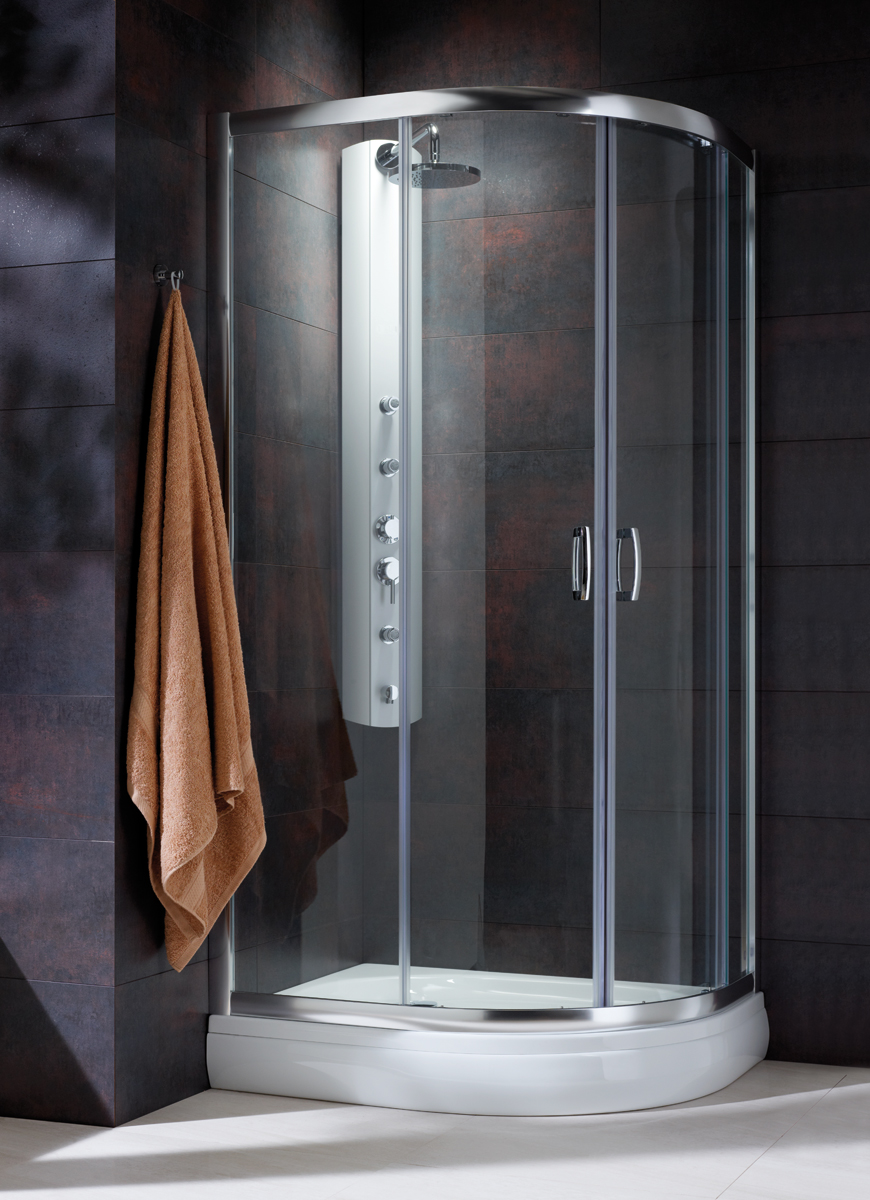 душевой уголок radaway premium plus e 90x80x190 стекло коричневое