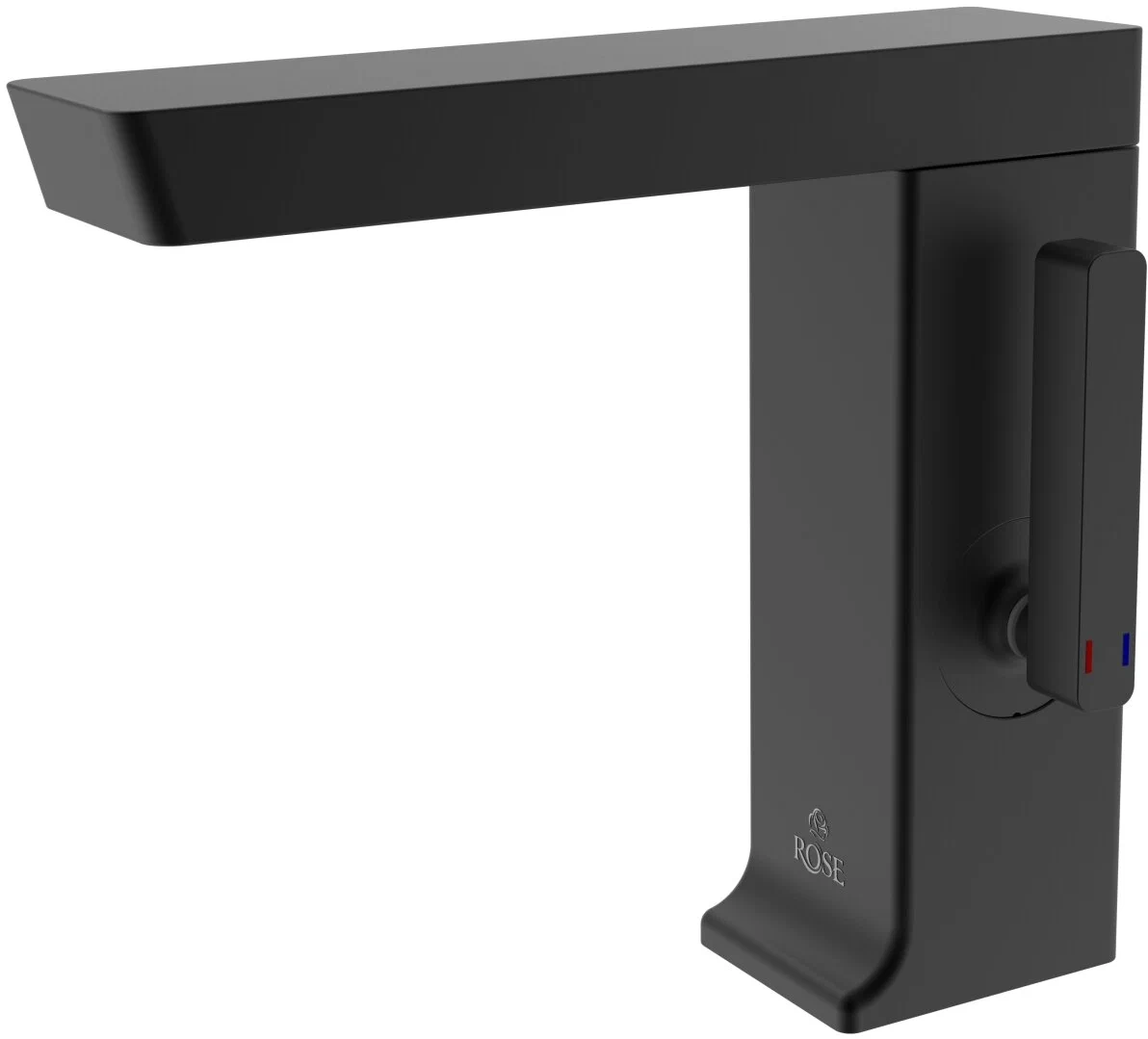 смеситель для умывальника rose r1801h черный