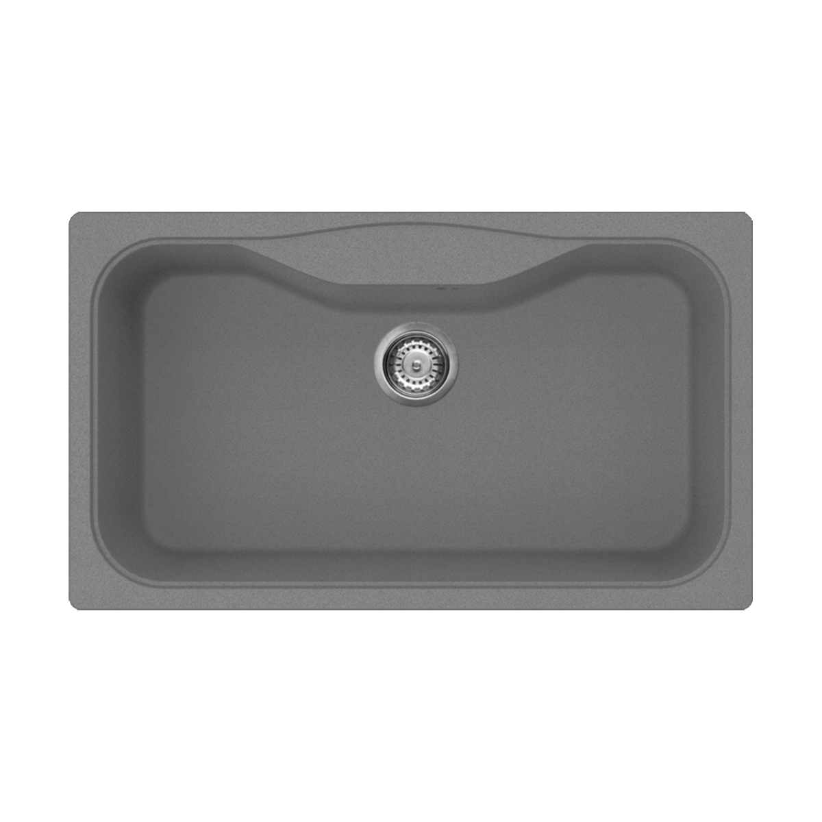кухонная мойка omoikiri maru maru 86-gr 86x50 leningrad grey