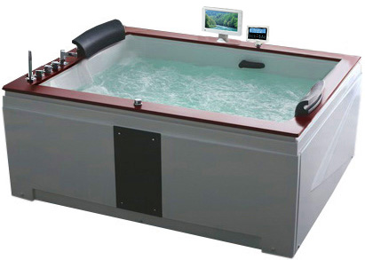ванна гидромассажная gemy g9052-ii o 186x151