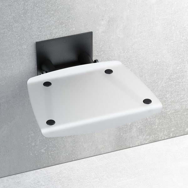 сиденье ravak ovo-b-clear/black для душевого уголка b8f0000045