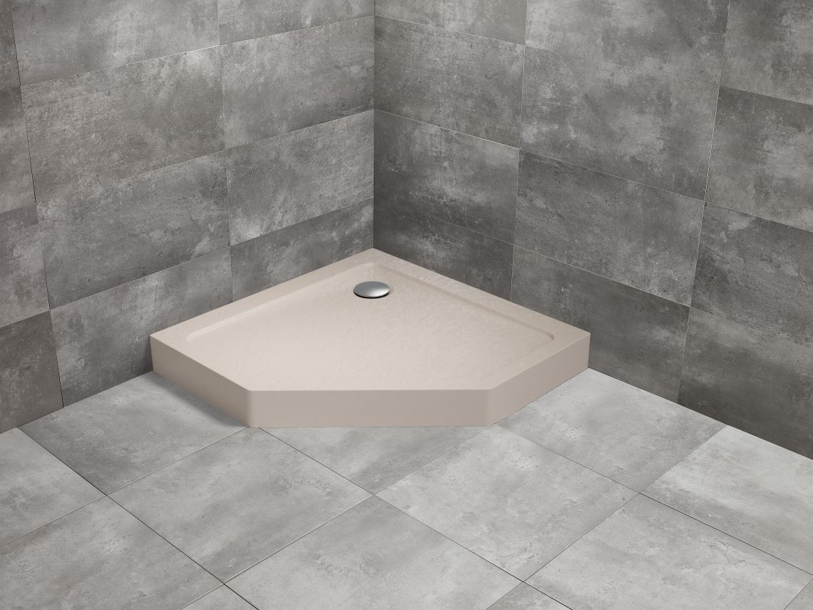 душевой поддон radaway doros pt compact stone cashmere 80x80 кашемир