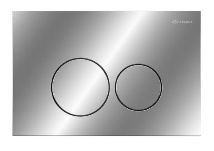 кнопка смыва caprigo dew abs da001-crm хром