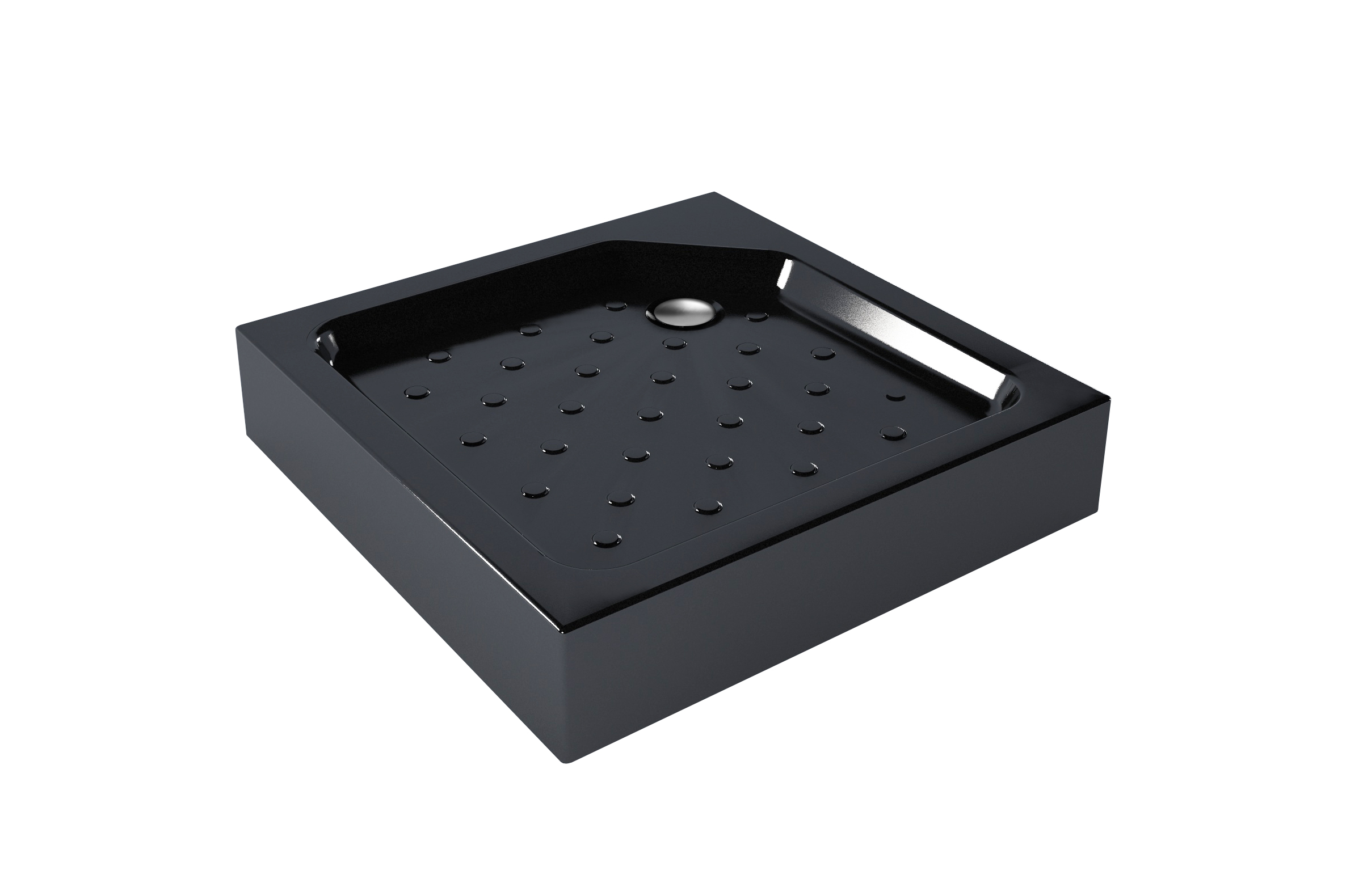 душевой поддон метакам universal black n 90x90 черный