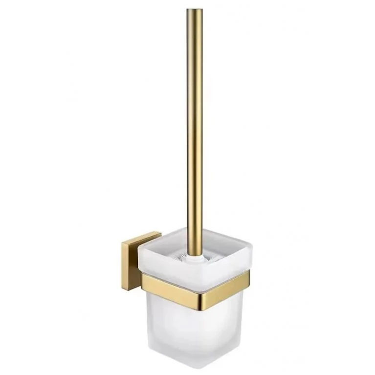 ершик для туалета rea erlo 05 brushed gold матовое золото