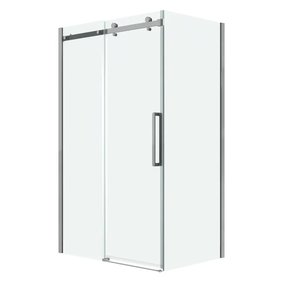 душевой уголок grossman classic 110x80 стекло прозрачное / профиль хром