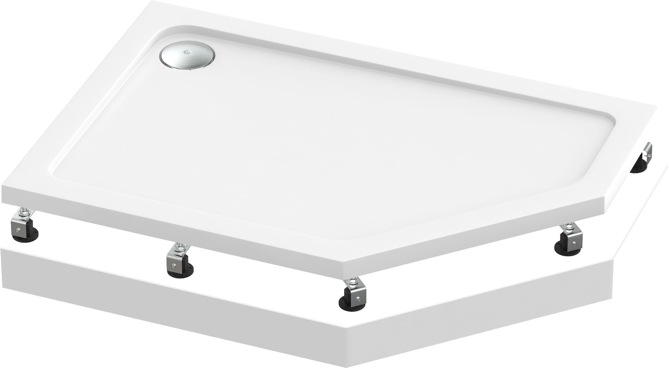 Душевой уголок Gutewetter Practic Rectan GK-401 105x95 (матовый хром/полистирол lines) фото 18 душевой уголок gutewetter practic rectan gk-401 105x95 (матовый хром/полистирол lines) фото 18