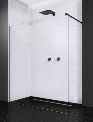 душевой уголок radaway walk-in modo new black ii 160