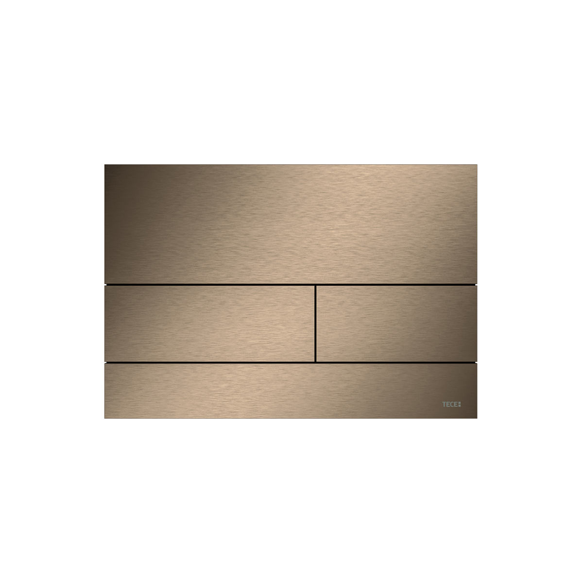 кнопка смыва для унитаза tece square ii 9240848 pvd brushed red gold