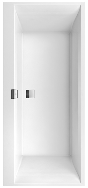 ванна квариловая villeroy & boch squaro edge 12 ubq170sqe2dv-01 с ножками, слив-перелив