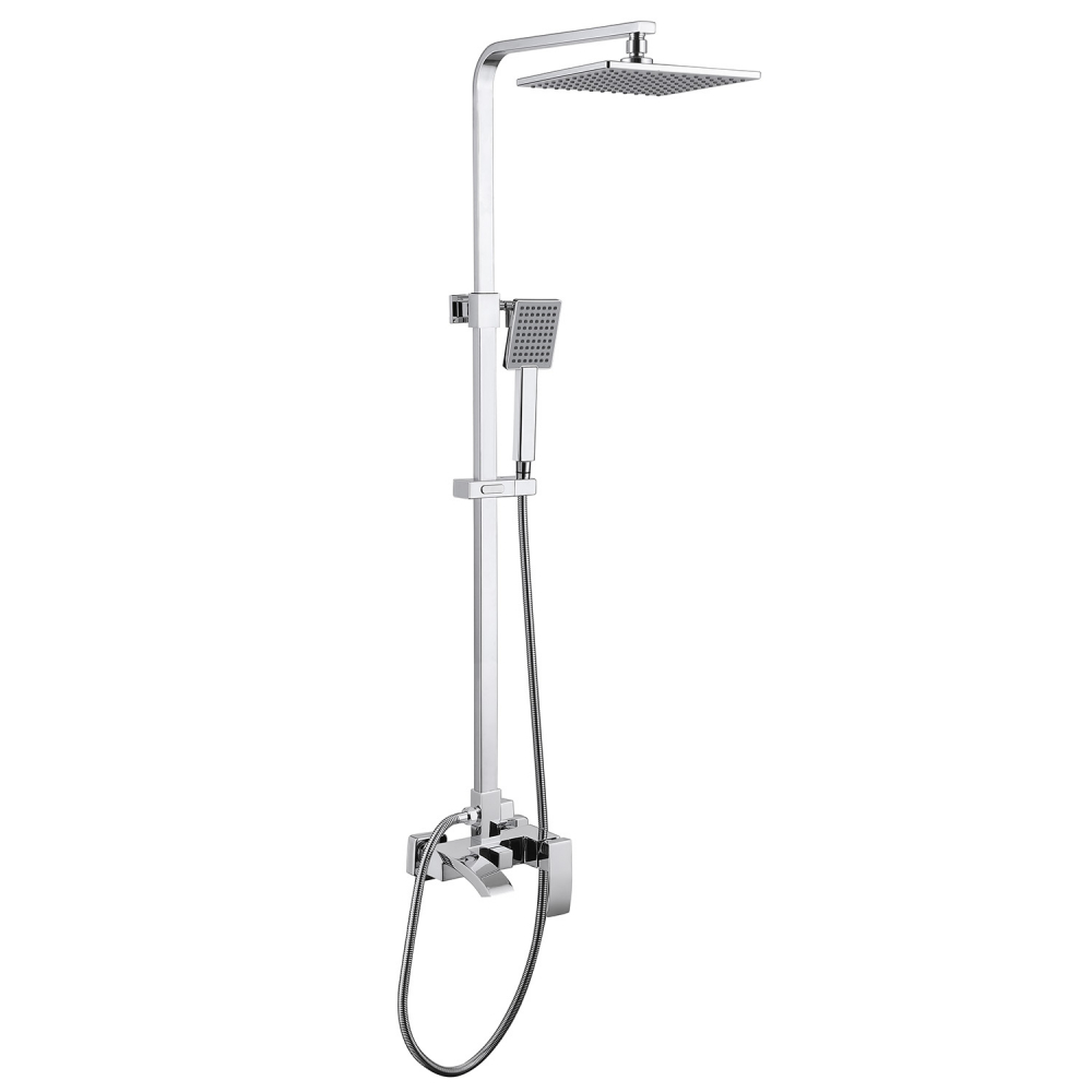 душевая стойка abber wasserfall af8616l хром
