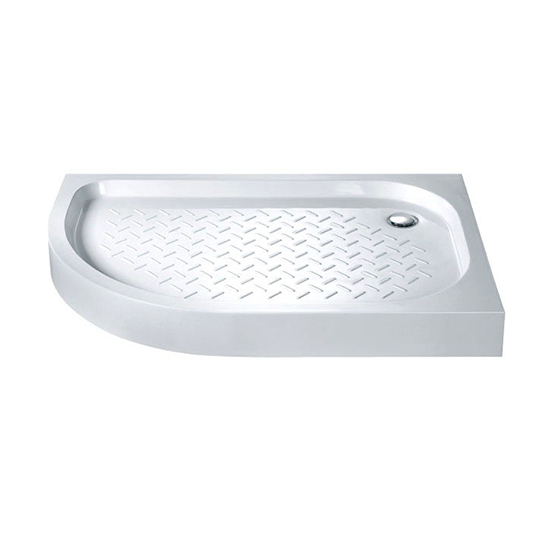 душевой поддон cezares tray-s-rh-120/90-13-w-r 120x90 с сифоном, белый
