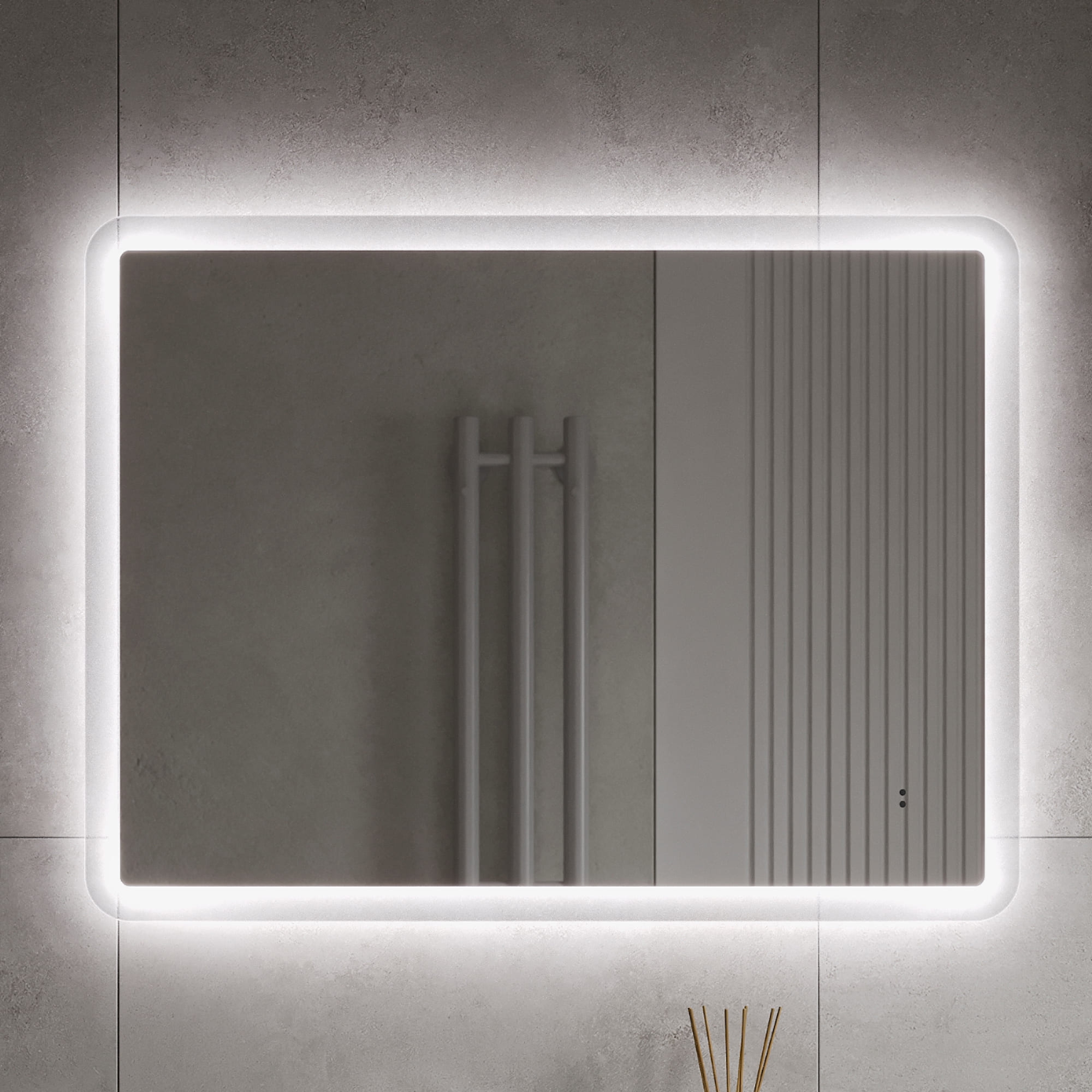 зеркало vigo wing classic 800 с led подсветкой