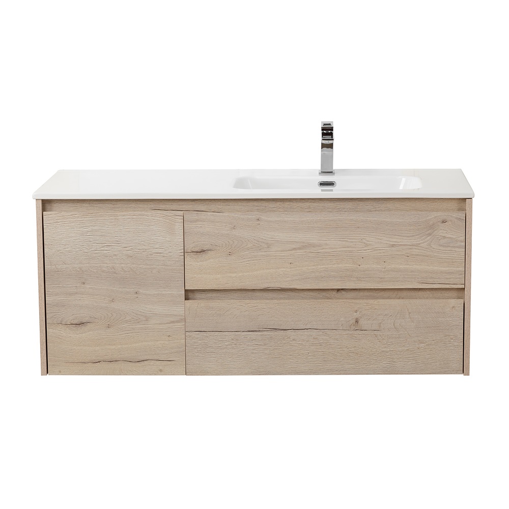 тумба под умывальник belbagno kraft-1000-2c-1a-so-rgb-r правая, rovere galifax bianco