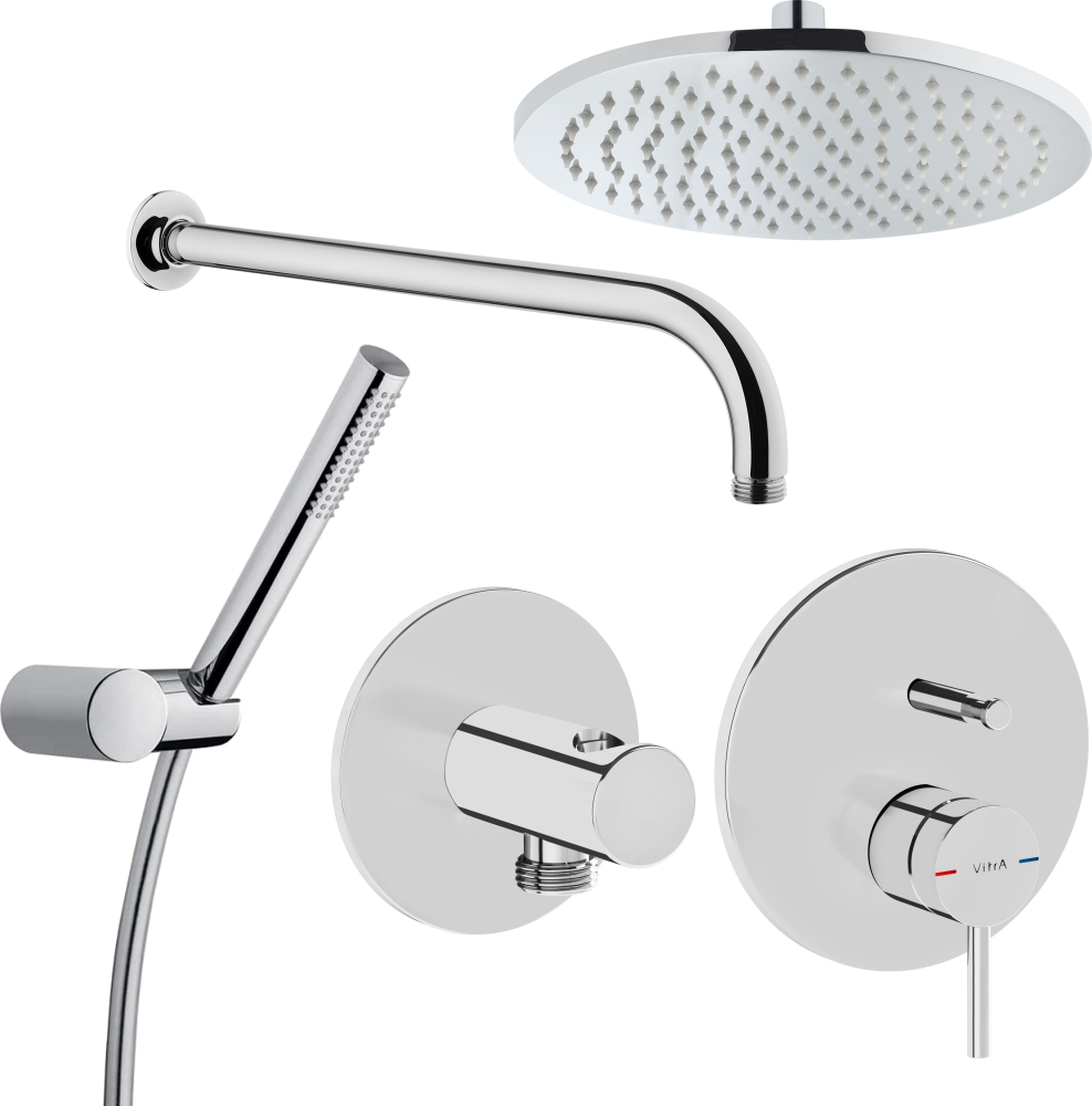 душевая система скрытого монтажа vitra origin a49266exp хром
