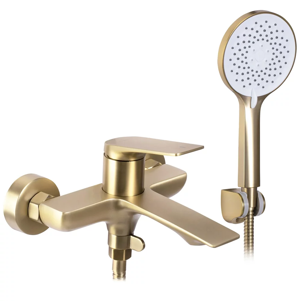 смеситель для ванны rea avalon gold matt rea-b2707 золото матовое