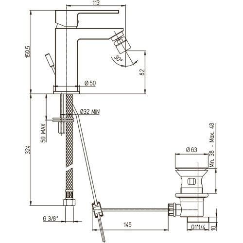 Душевой уголок Gutewetter Slide Rectan GK-863B 145x80 (бронза) фото 4 душевой уголок gutewetter slide rectan gk-863b 145x80 (бронза) фото 4