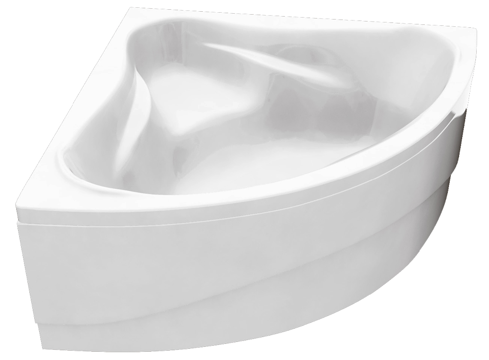 ванна акриловая bonito home (banoperito) andro 150x150 с ножками и экраном