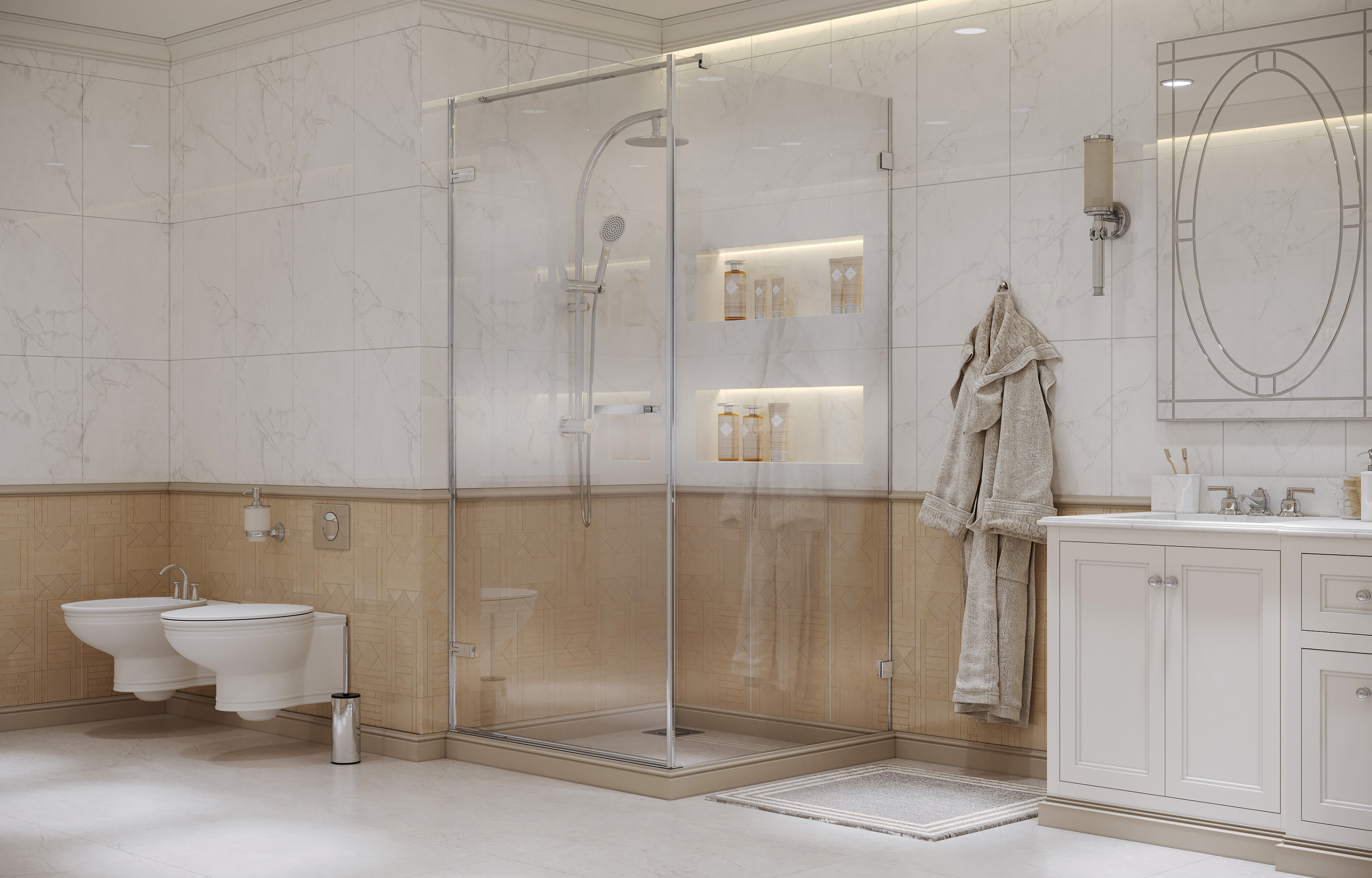Душевой уголок Gutewetter Practic Square GK-422 70x70 (матовый хром/полистирол lines) фото 4 душевой уголок gutewetter practic square gk-422 70x70 (матовый хром/полистирол lines) фото 4