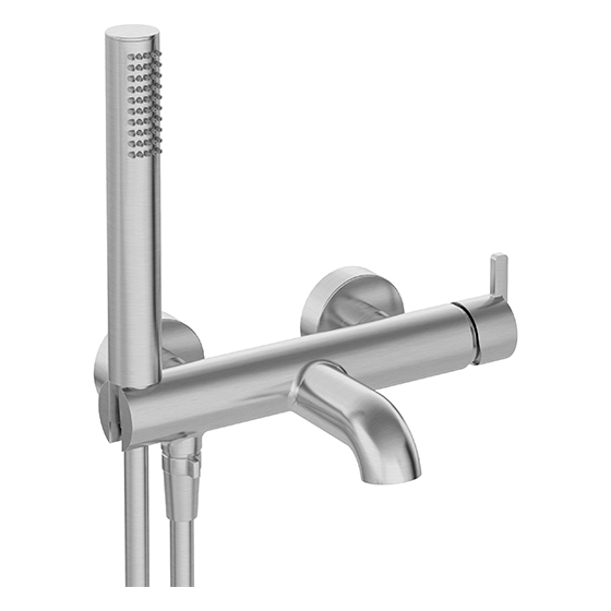 смеситель для ванны deante silia steel bqs_f11m сталь