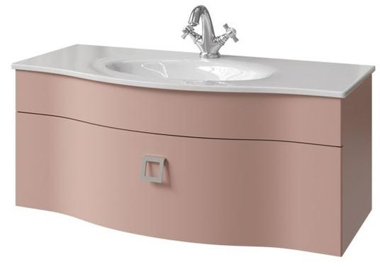 тумба подвесная caprigo nokturn 100 1314-sf026 коричневый матовый