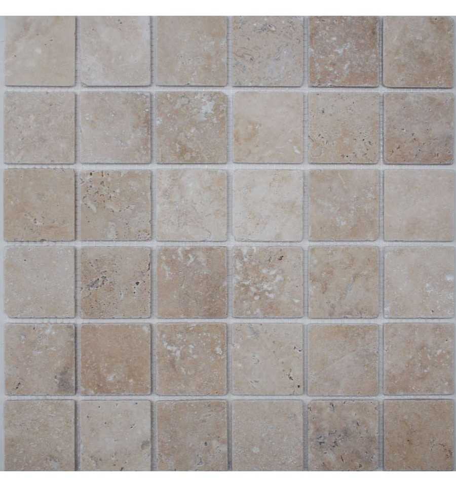 мозаика fk marble light travertine 48-4t 30.5 х 30.5