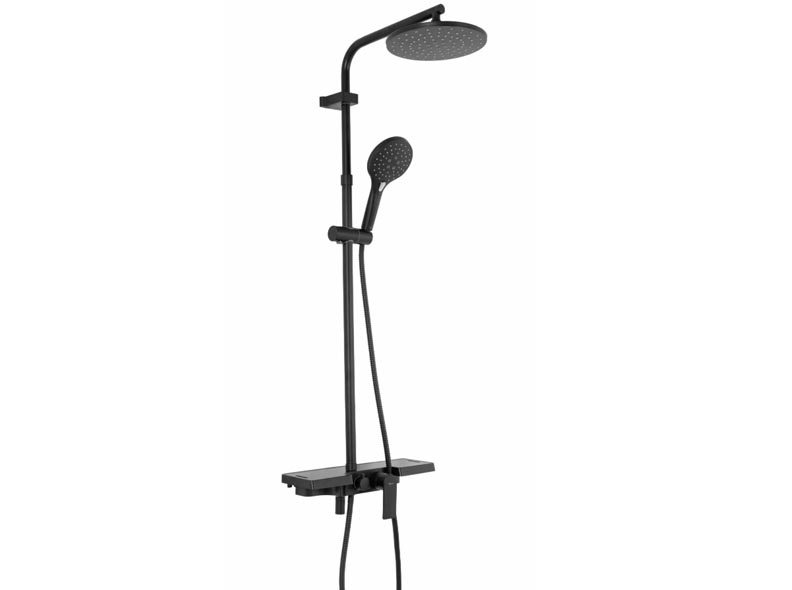 душевая система rea santos black rea-p8803 чёрный